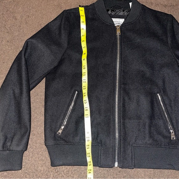 Levi’s Wool-Blend Rib Knit Bomber Jacket - Picture 3 of 11